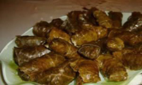 Recipe For Stuffed Grape Leaves with Tuna Fish In Oven